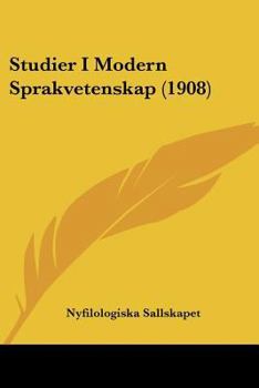 Paperback Studier I Modern Sprakvetenskap (1908) [Spanish] Book