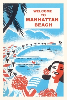 Paperback Vintage Journal Welcome to Manhattan Beach Book
