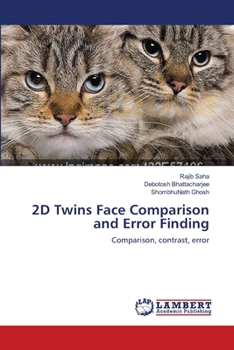 Paperback 2D Twins Face Comparison and Error Finding Book