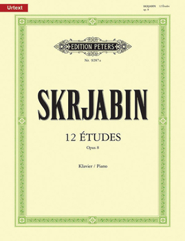 Paperback 12 Études Op. 8 for Piano Book