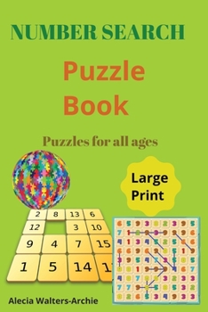Paperback Number Search Puzzle Book: Puzzle Book