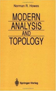 Paperback Modern Analysis and Topology Book