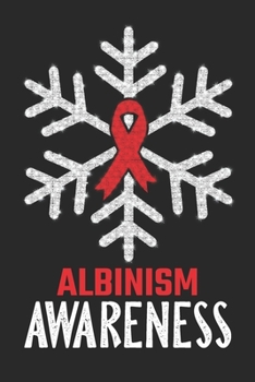 Albinism Awareness: Christmas Snowfall College Ruled Albinism Awareness Journal, Diary, Notebook 6 x 9 inches with 100 Pages