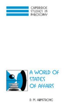 Paperback A World of States of Affairs Book