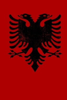 Paperback Albanian Coat of Arms: Fantasy Football Notebook Book