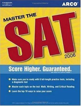 Paperback Arco Master the SAT Book