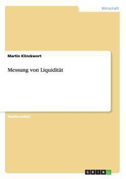 Paperback Messung von Liquidität [German] Book
