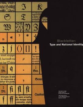 Paperback Blackletter: Type and National Identity Book