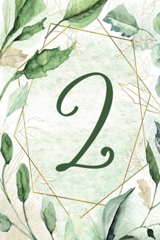 2020 Weekly Planner, Letter Z - Green Gold Floral Design: 6”x9” 1-Yr Weekly Calendar, 1 week - 2-page layout, Alphabet (Letter/Initial Z - Green Gold ... 6”x9” Planner/Calendar Alphabet Series)