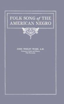 Hardcover Folk Song of the American Negro Book