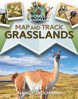 Hardcover Map and Track Grasslands Book