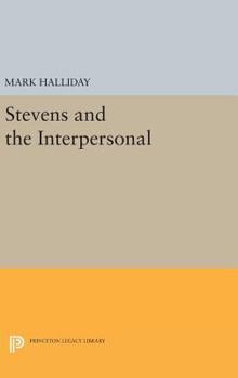 Hardcover Stevens and the Interpersonal Book