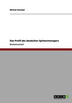 Paperback Das Profil des deutschen Spitzenmanagers [German] Book