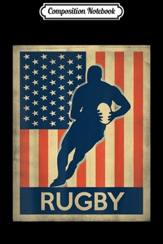 Paperback Composition Notebook: Vintage rugby Journal/Notebook Blank Lined Ruled 6x9 100 Pages Book
