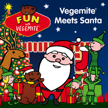 Hardcover Vegemite Meets Santa: Fun with Vegemite Book