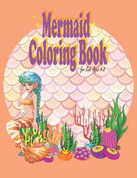 Paperback Mermaid Coloring Book for Kids Ages 4-8: 100 Pages Book