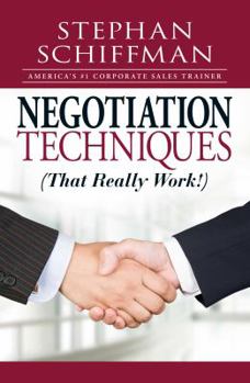 Paperback Negotiation Techniques (That Really Work!) Book