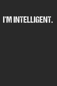 Paperback I'm Intelligent - Ich bin Schlau: 120 Pages 6 'x 9' -Dot Graph Paper Journal Manuscript - Planner - Scratchbook - Diary Book
