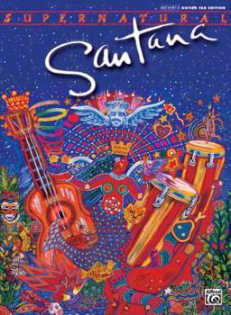 Paperback Carlos Santana -- Supernatural: Authentic Guitar Tab Book