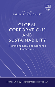 Hardcover Global Corporations and Sustainability: Rethinking Legal and Economic Frameworks (Corporations, Globalisation and the Law series) Book