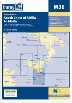 Paperback Imray Chart M36: South Coast of Sicilia to Malta (M Chart) Book