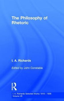 Hardcover The Philosophy of Rhetoric V7 Book