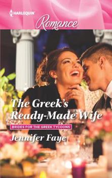 Mass Market Paperback The Greek's Ready-Made Wife [Large Print] Book