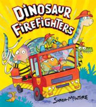 Paperback Dinosaur Firefighters Book