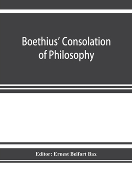 Paperback Boethius' Consolation of philosophy Book