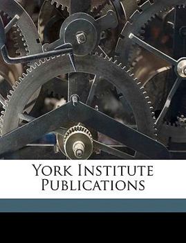 Paperback York Institute Publications Book