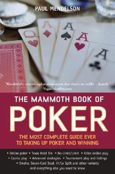 Paperback The Mammoth Book of Poker Book