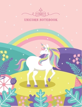 Magical Unicorn #08, Unicorn Wide Ruled Journal for Teenage Girls, Notebook for Kids Ages 7-12, Unicorn Sketchbook for Kids: Journal for Boys, ... Lined Cute Notebook for Grade School Kids