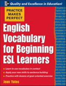 Paperback English Vocabulary for Beginning ESL Learners Book