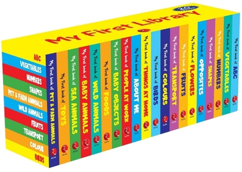 Hardcover My First Library - Set of 20 Books (Box Set) - Kids Learning Board Books Book