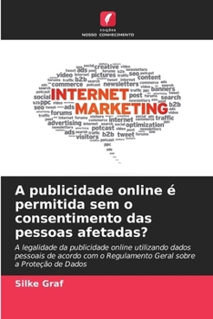 Paperback A publicidade online é permitida sem o consentimento das pessoas afetadas? [Portuguese] Book