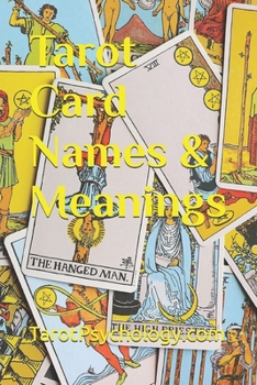 Paperback Tarot Card Names & Meanings Book