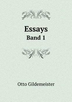 Paperback Essays Band 1 [German] Book