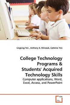Paperback College Technology Programs Book