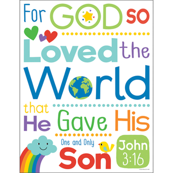 Wall Chart John 3:16 Chart Book