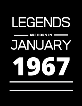 LEGENDS are born in January 1967: 2020 Daily Diary: One page per day with month tabs, one year 366 day fully line and dated journal. The Homemaker's Friend. Jan 1, 2020 to Dec 31, 2020