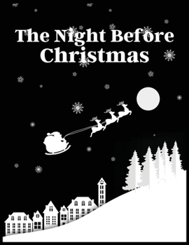 Paperback The night before Christmas: Lined writing notebook journal for christmas lists, journal, menus, gifts, and more Book