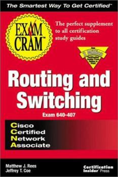 Paperback CCNA Routing and Switching Exam Cram: Exam 640-407 Book