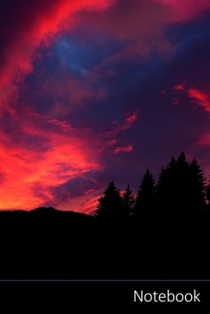 Notebook: Capa Del Sol, Naturaleza, Montañas, Paisaje Cuaderno / Diario / Libro de escritura / Notas - 6 x 9 pulgadas (15.24 x 22.86 cm), 150 páginas, superficie brillante.