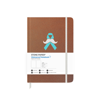 Hardcover Stone Paper Movember Mutache Blank Notebook Book