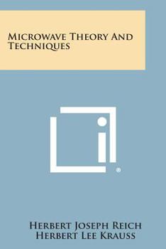 Paperback Microwave Theory and Techniques Book