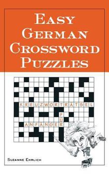 Hardcover Easy German Crossword Puzzles Book