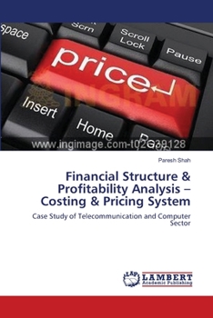 Paperback Financial Structure & Profitability Analysis -Costing & Pricing System Book