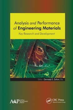 Paperback Analysis and Performance of Engineering Materials: Key Research and Development Book