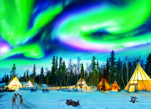 Misc. Northern Lights Yellowknife 1000-Piece Puzzle Book