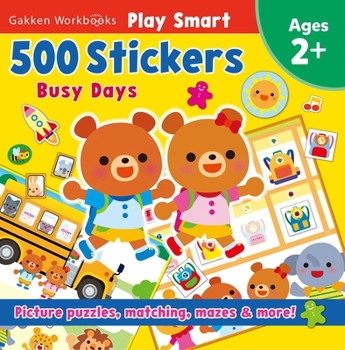 Paperback Play Smart 500 Stickers Busy Days Book